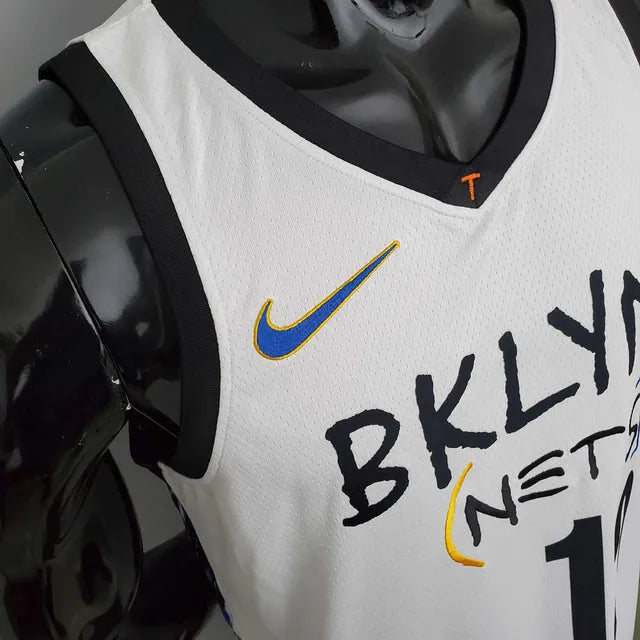 Camiseta Regata Brooklyn Nets Branca - Nike - Masculina