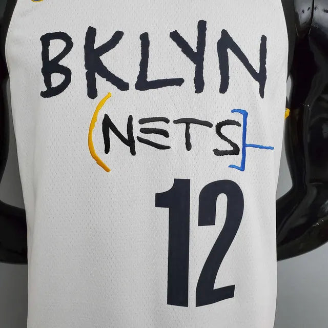 Camiseta Regata Brooklyn Nets Branca - Nike - Masculina