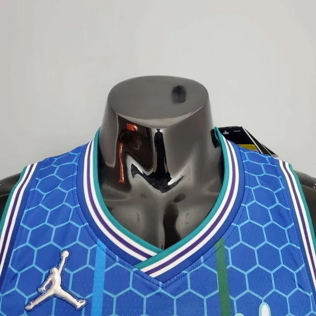 Camiseta Regata Charlotte Hornets Azul Clara - Nike - Masculina