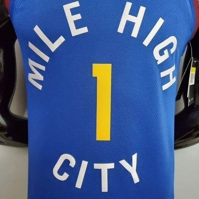 Camiseta Regata Denver Nuggets Azul City Edition - Nike - Masculina