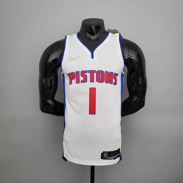 Camiseta Regata Detroit Pistons Branca - Nike - Masculina