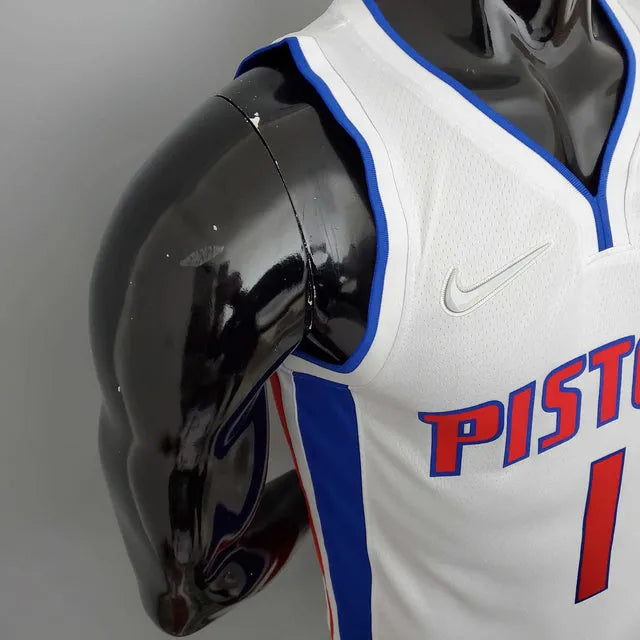 Camiseta Regata Detroit Pistons Branca - Nike - Masculina