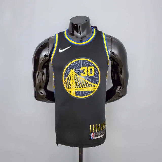 Camiseta Regata Golden State Warriors Preta - Nike - Masculina