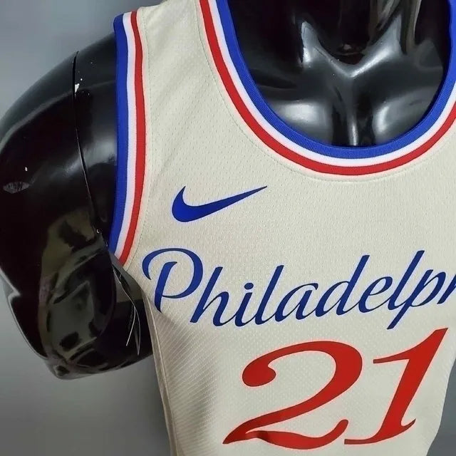 Camiseta Regata Philadelphia 76ers Bege - Nike - Masculina