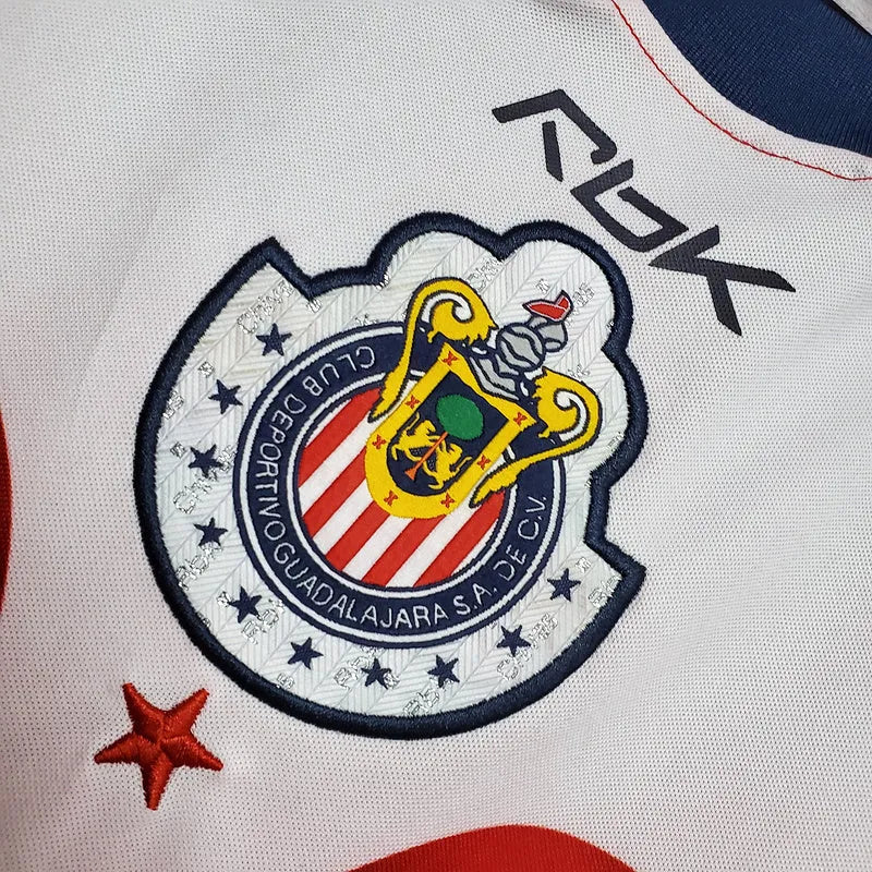 Camisa Retrô Chivas Guadalajara I 2006/2007 - Reebok Masculina - Vermelha e branca