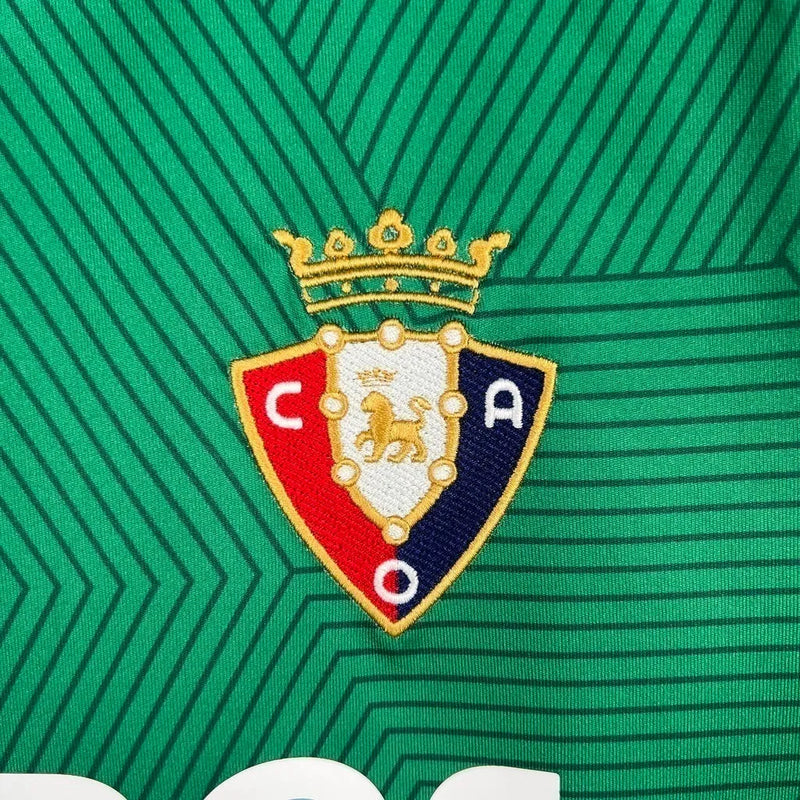 Camisa Osasuna II 23/24 - Torcedor Adidas Masculina - Verde com detalhes em branco