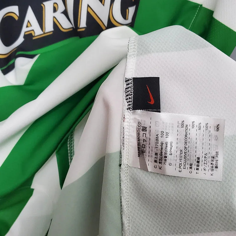 Camisa Celtic Retrô 2005/2006 Verde e Branca - Nike