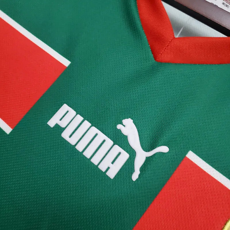 Camisa Marrocos Retrô 1998 Verde e Vermelha - Puma