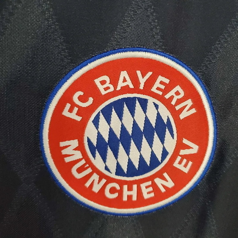 Camisa Retrô Bayern de Munique 1997/1999 - Masculina Adidas - Preta e vermelha