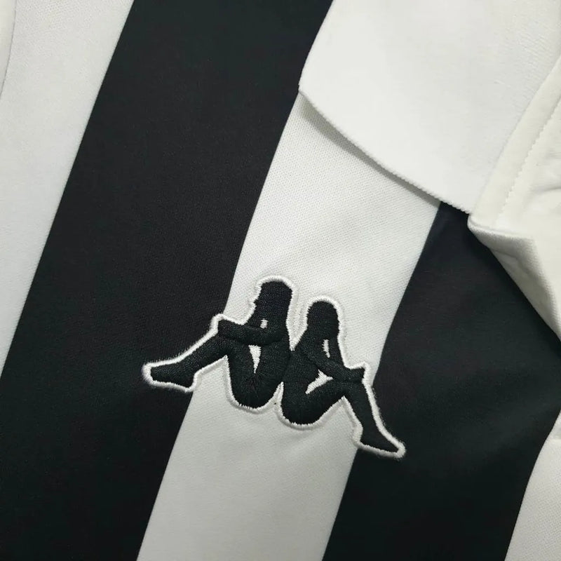 Camisa Retrô Juventus I 1999/2000 - Kappa Masculina- Preta e branca