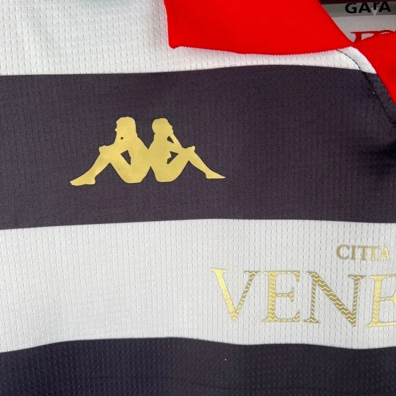 Camisa Venezia III 23/24 - Torcedor Kappa Masculina - Branca com detalhes em preto e dourado