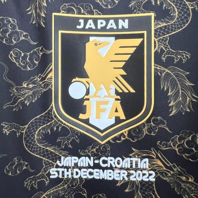 Camisa Seleção Japão Edição Especial 23/24 - Torcedor Adidas Masculina - Preta com detalhes em dourado e branco