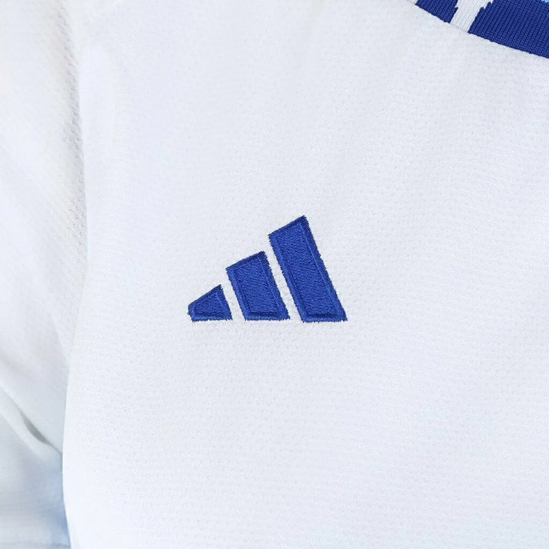 Camisa Cruzeiro II 24/25 - Torcedor Adidas Feminina - Branca com detalhes em azul