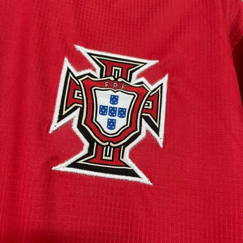 Camisa Seleção de Portugal I 23/24 - Torcedor Masculina - Vermelha com detalhes em verde