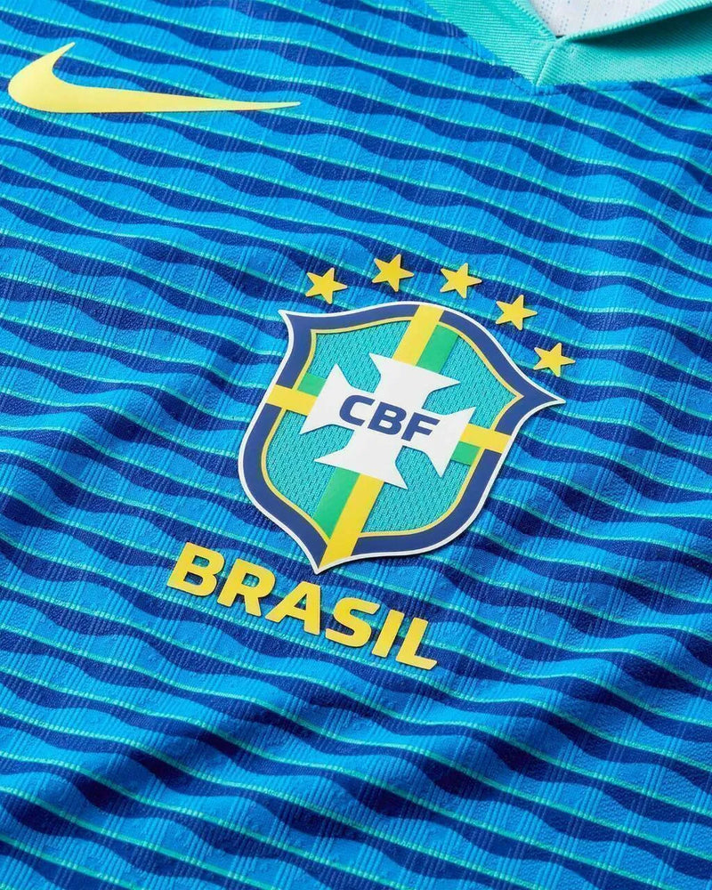 Camisa Seleção Brasileira II 24/25 - Torcedor Nike Masculina - Azul com detalhes em verde