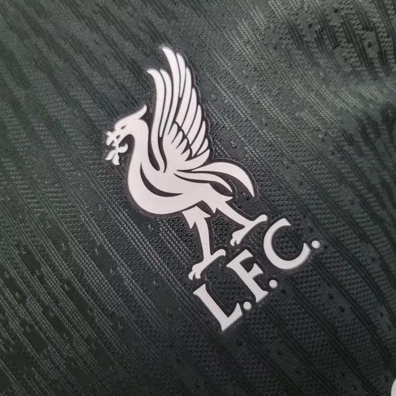 Camisa Liverpool II 24/25 - Jogador Nike Masculina - Verde com detalhes em azul