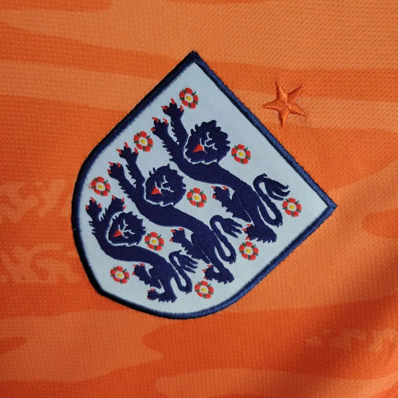 Camisa Seleção da Inglaterra Goleiro 24/25 - Torcedor Nike Masculina - Laranja