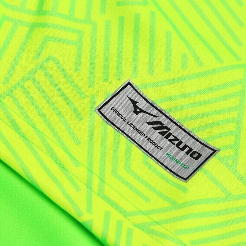 Camisa Lazio Goleiro I 24/25 - Torcedor Mizuno Masculina - Verde fluorescente