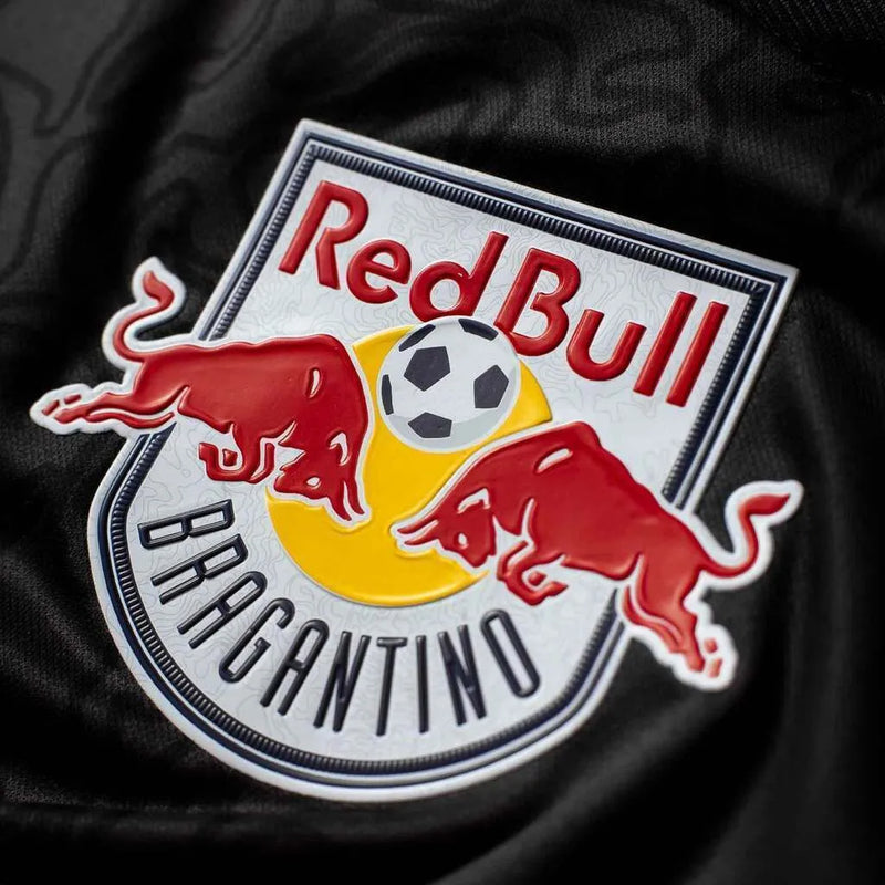 Camisa Red Bull Bragantino II 24/25 - Torcedor Masculina - Preta com detalhes em vermelho