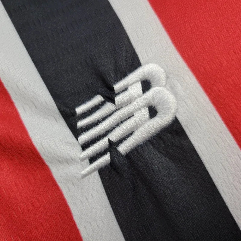 Camisa Regata São Paulo II 24/25 - Torcedor New Balance Masculina - Vermelha e preta