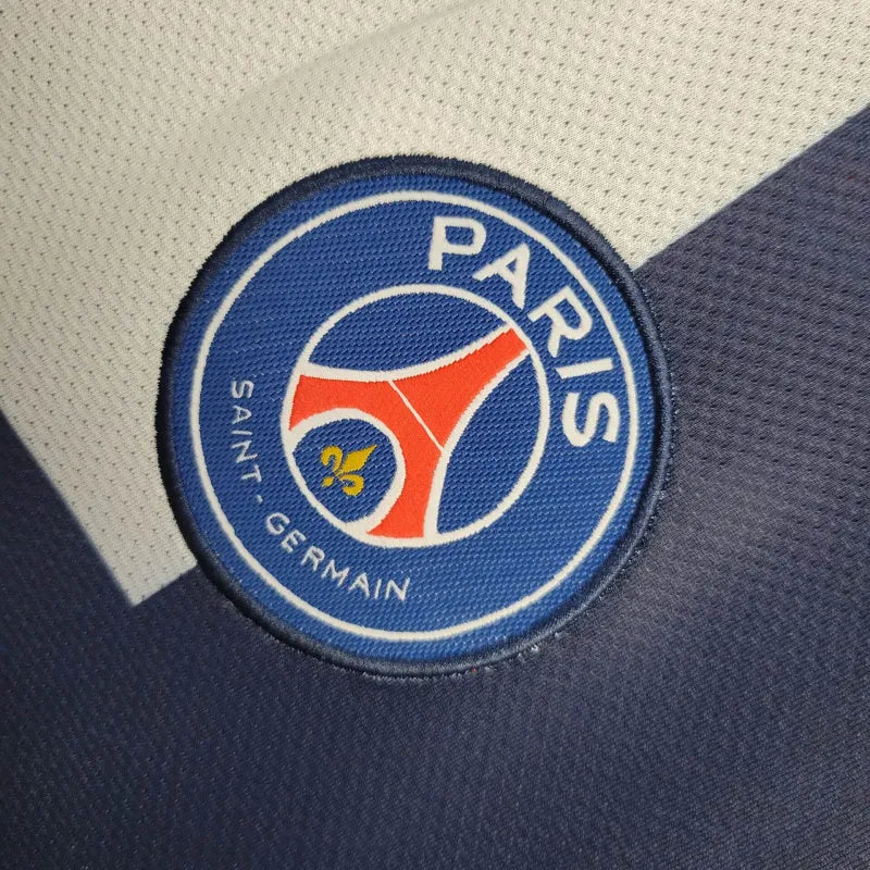 Camisa Retrô Paris Saint-Germain I 2013/2014 - Masculina Nike - Azul com detalhes em vermelho e branco