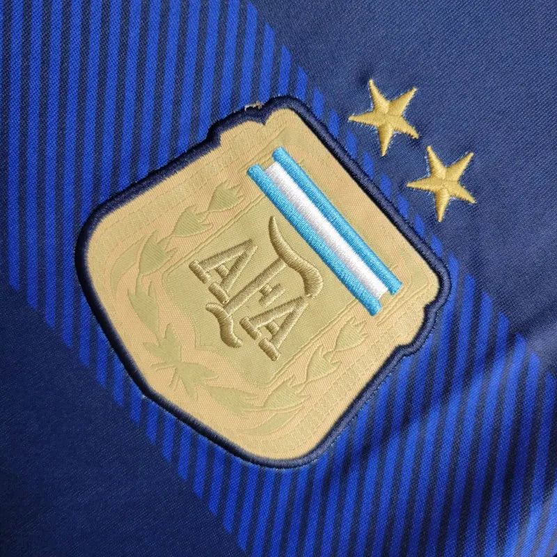 Camisa Retrô Seleção da Argentina I 2014 - Adidas Masculina - Azul com detalhes em bege e branco