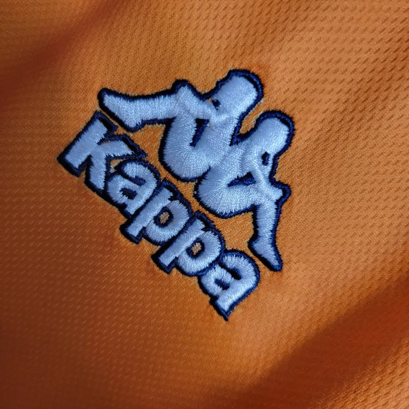 Camisa Retrô Porto II 1997/1999 - Kappa Masculina - Laranja com detalhes em azul