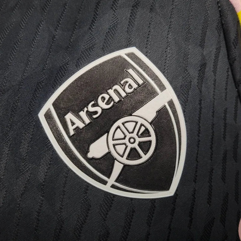 Camisa Arsenal Edição especial 24/25 - Jogador Adidas Masculina - Preta com detalhes multicoloridas