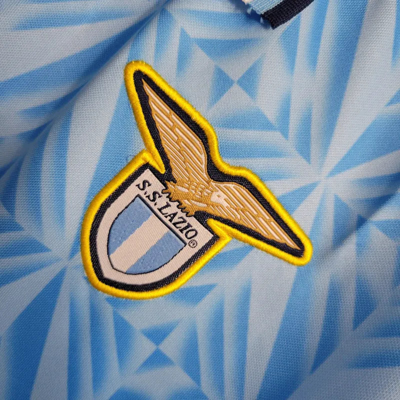 Camisa Retrô Lazio 1991 - Umbro Masculina - Azul com detalhes em branco