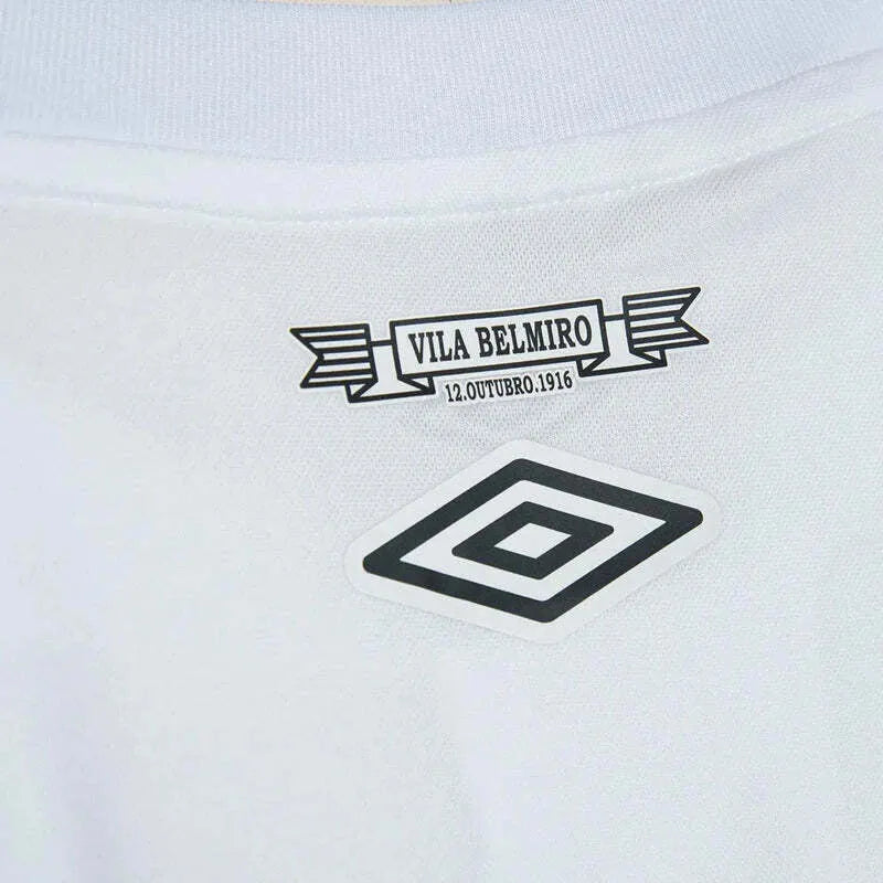 Camisa Santos I 24/25 - Torcedor Umbro Feminina - Branca