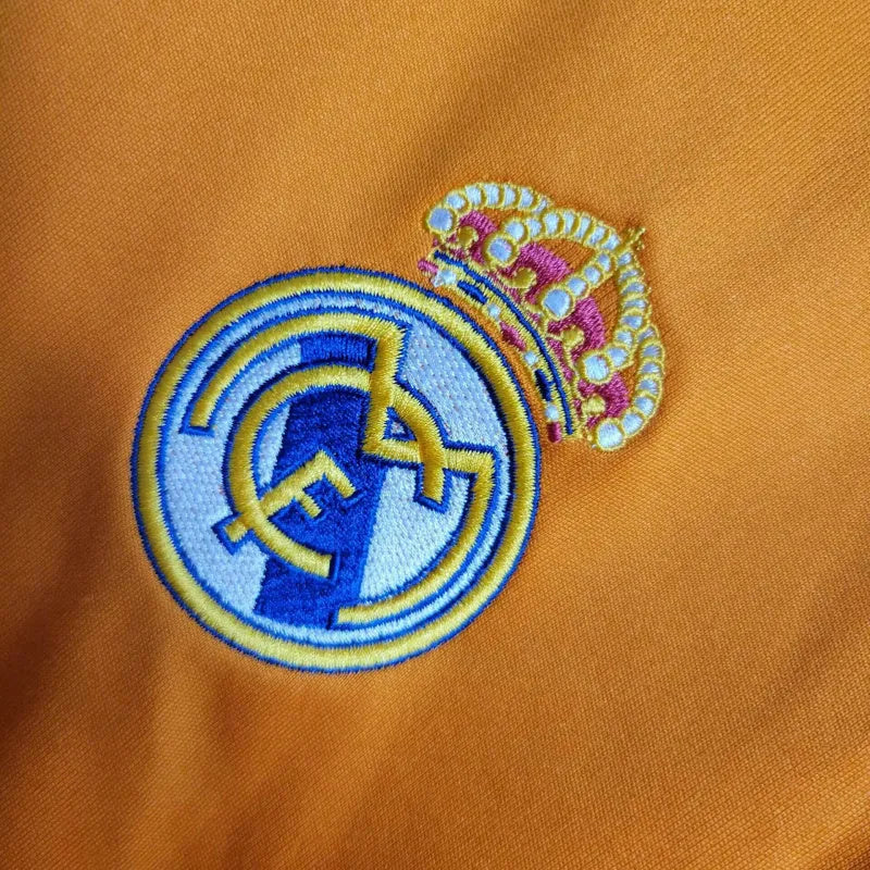 Camisa Retrô Real Madrid II 13/14 - Masculina Adidas - Laranja com detalhes em cinza