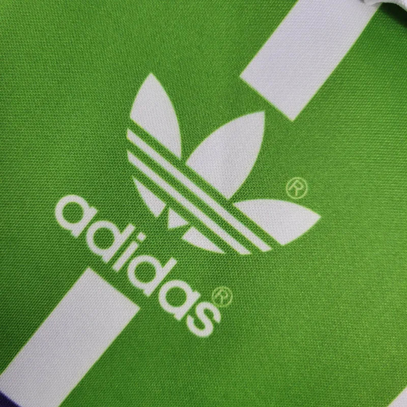 Camisa Retrô Palmeiras I 1992/1993 - Masculina Adidas - Verde com listras em branco