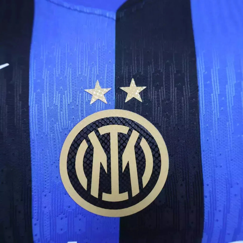 Camisa Inter de Milão I 24/25 - Jogador Nike Masculina - Azul com detalhes em preto