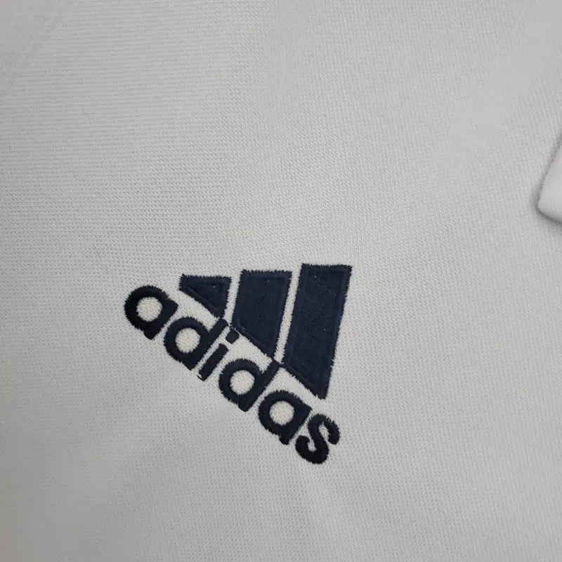 Camisa Retrô Champions League Real Madrid I 02/03 - Masculina Adidas - Branca