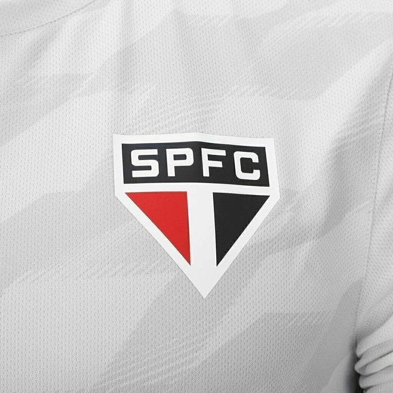 Camisa São Paulo Treino 24/25 - Torcedor New Balance Masculina - Branca com detalhes em cinza