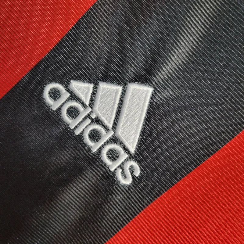 Camisa Retrô AC Milan I 1998/1999 - Masculina Adidas - Vermelha e preta