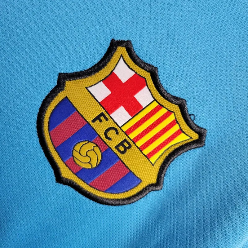 Camisa Retrô Barcelona II 2015/2016 - Masculina Nike - Azul com detalhes em preto