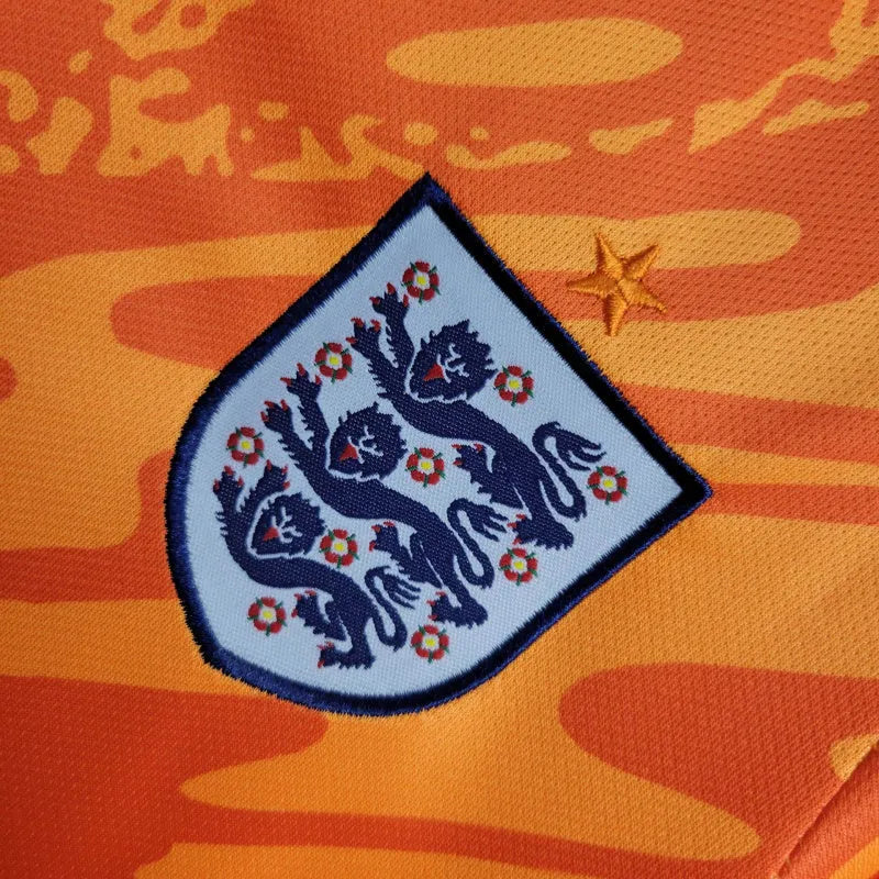 Kit Infantil Seleção da Inglaterra Goleiro 24/25 - Nike - Laranja