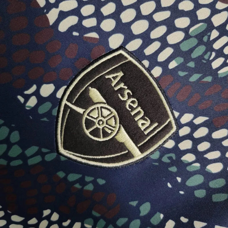 Camisa Edição especial Dragão Arsenal I 23/24 - Torcedor Adidas Masculina - Preta com detalhes em marrom e verde e branco