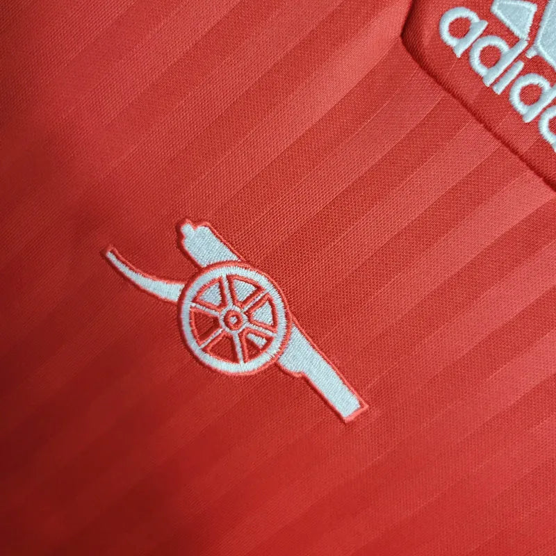 Camisa Arsenal 23/24 - Torcedor Adidas Masculina - Vermelha com detalhes em azul e branco