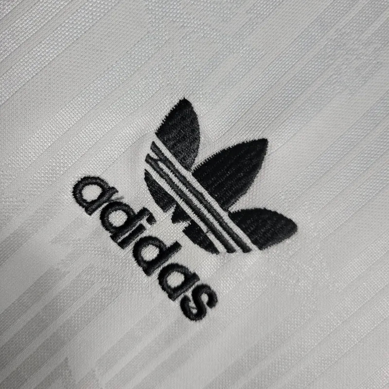 Camisa Retrô Seleção da Alemanha I 1990 - Masculina Adidas - Branca