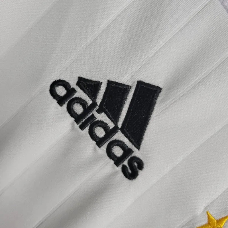 Camisa Retrô Seleção da Alemanha 2006 - Masculina Adidas - Branca com detalhes em preto