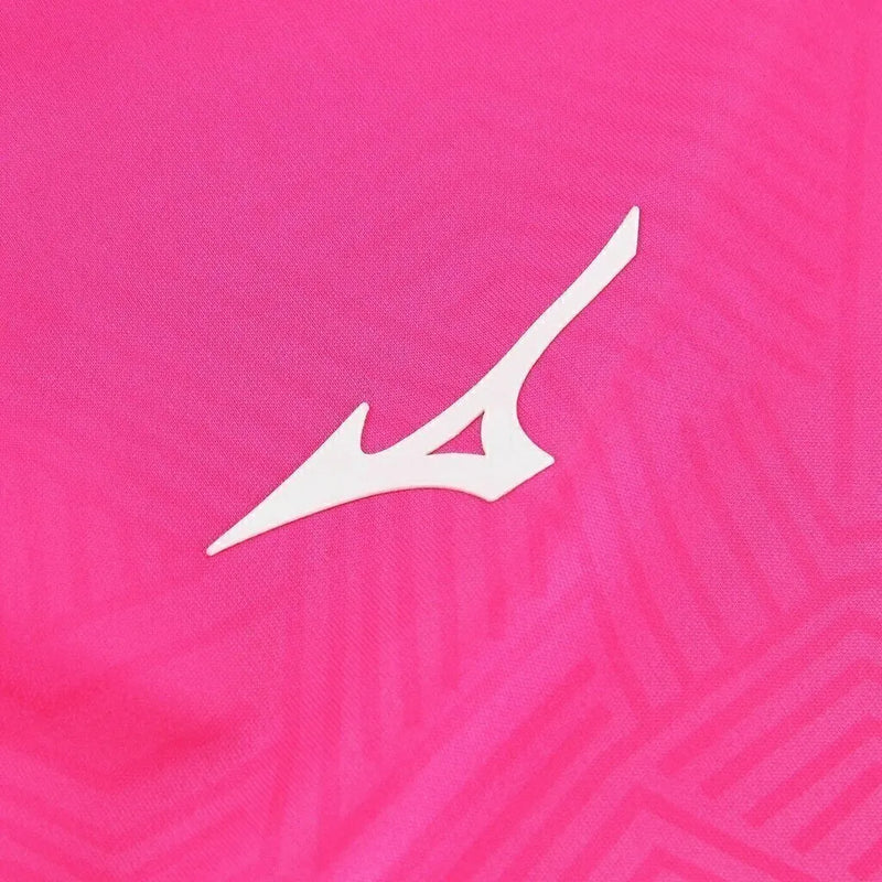 Camisa Lazio Goleiro II 24/25 - Torcedor Mizuno Masculina - Rosa com detalhes em roxo