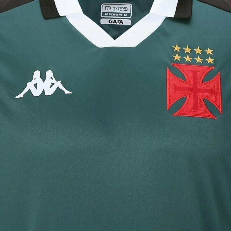 Camisa Vasco da Gama Goleiro 24/25 - Torcedor Kappa Masculina - Verde