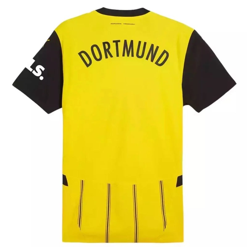 Camisa Borussia Dortmund I 24/25 - Torcedor Puma Masculina - Amarela e preta