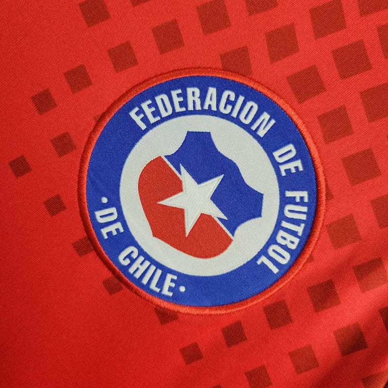 Camisa Seleção do Chile I 24/25 - Torcedor Adidas Masculina - Vermelha