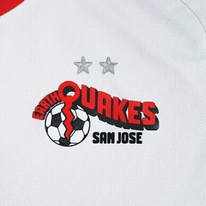 Camisa San Jose Earthquakes II 24/25 - Torcedor Adidas Masculina - Branca com detalhes em vermelho e preto