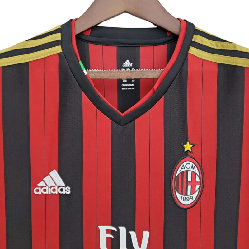 Camisa Retrô AC Milan 2013/2014 - Masculina Adidas - Vermelha e preta