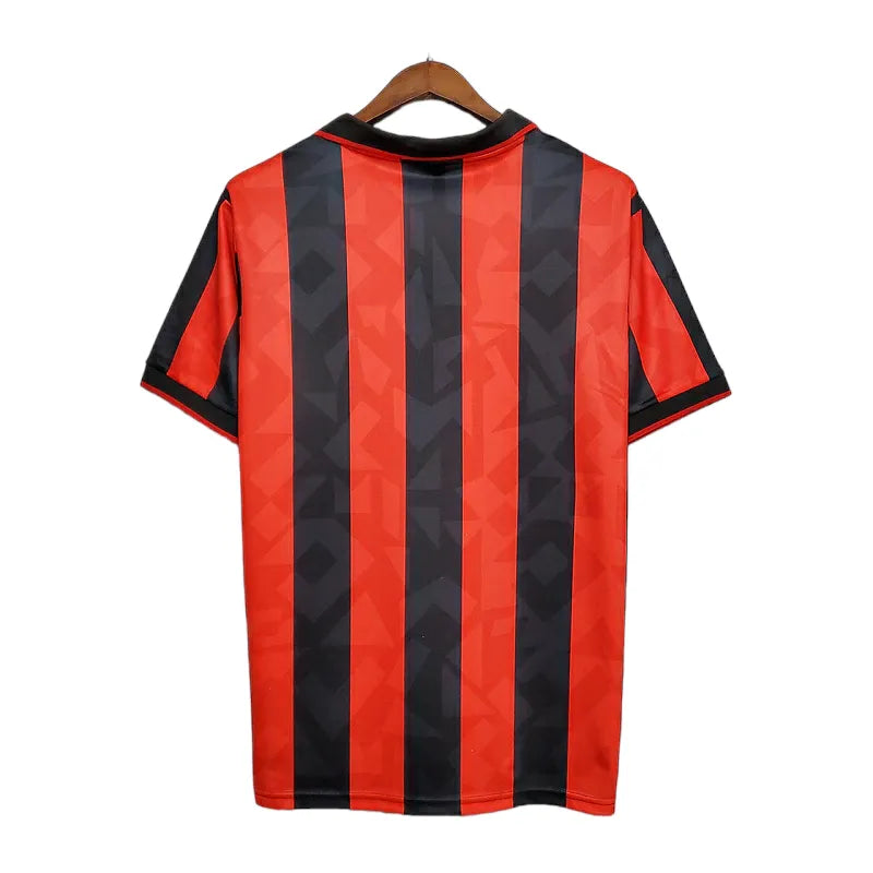 Camisa Retrô AC Milan I 1993/1994 - Masculina Lotto - Vermelha e preta