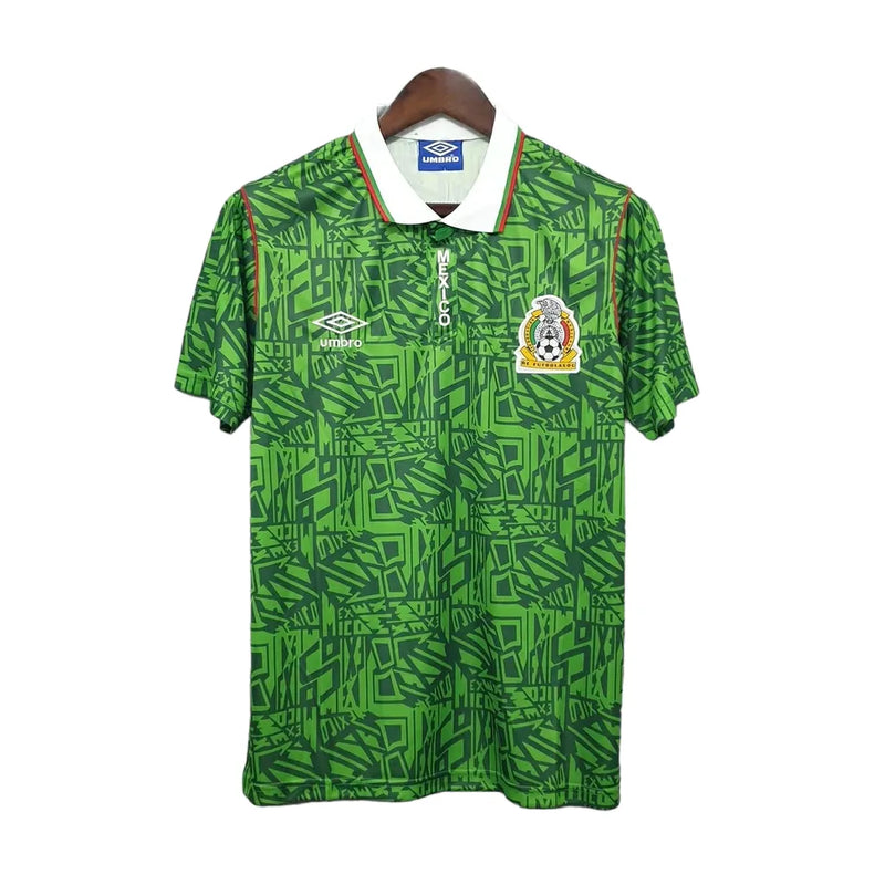 Camisa Seleção do México Retrô 1994 Verde - Umbro